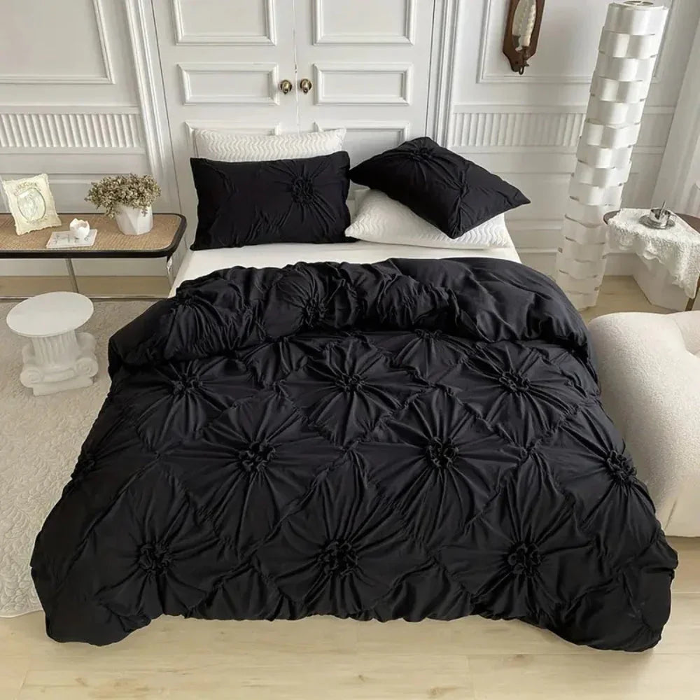 Ruffled Bloom Quilt Cover Set